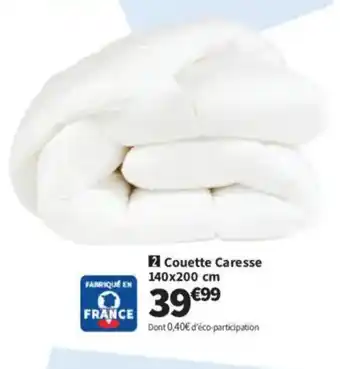 Conforama Couette Caresse offre