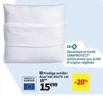 Conforama Protège oreiller Acar'net offre