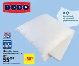 Conforama DODO Oreiller Coeur Modulable offre