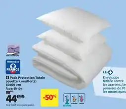 Conforama Pack Protection Totale couette + oreiller offre