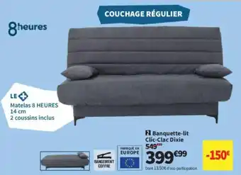 Conforama Banquette-lit Clic-Clac Dixie offre