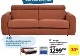 Conforama Canapé convertible express offre