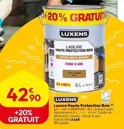 Weldom LUXENS Lesure Haute Protection Bois offre