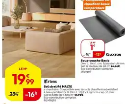 Weldom MALTE Sol stratifié offre