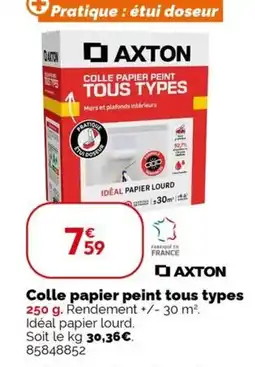 Weldom AXTON Colle papier peint tous types offre