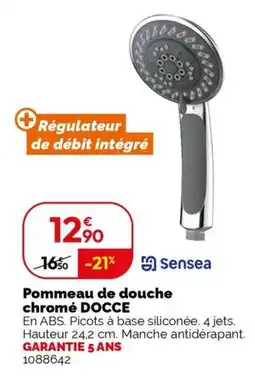 Weldom DOCCE Pommeau de douche chromé offre