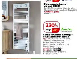 Weldom Sèche-serviettes électrique soufflant offre