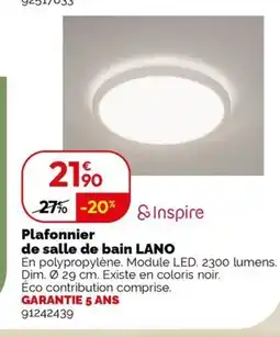 Weldom Plafonnier de salle de bain offre