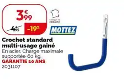 Weldom Crochet standard multi-usage gainé offre