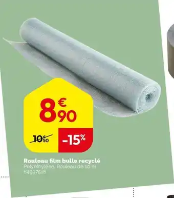 Weldom Rouleau film bulle recyclé offre