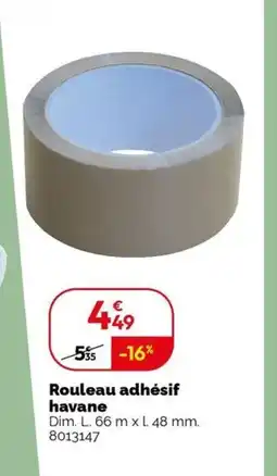 Weldom Rouleau adhésif havane offre