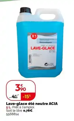 Weldom ACIA Lave-glace été neutre offre