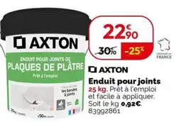 Weldom AXTON Enduit pour joints offre