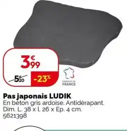 Weldom LUDIK Pas japonais offre