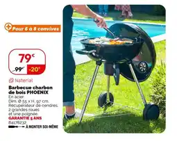 Weldom PHOENIX Barbecue charbon de bois offre