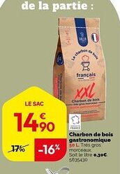 Weldom Charbon de bois gastronomique offre