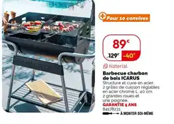 Weldom ICARUS Barbecue charbon de bois offre
