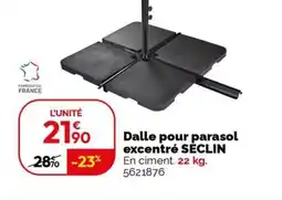 Weldom Dalle pour parasol excentré offre