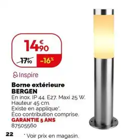 Weldom BERGEN Borne extérieure offre