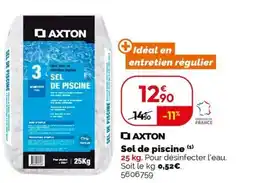Weldom AXTON Sel de piscine offre