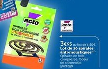 Weldom Lot de 10 spirales anti-moustiques offre