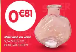 b&m Mini vase en verre offre