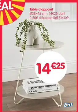 b&m Table d'appoint offre