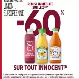 Intermarché INNOCENT Sur tout offre