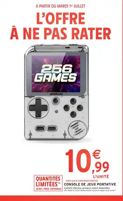 Intermarché Console de jeux portative offre