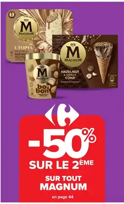 Carrefour MAGNUM Sur tout offre