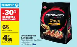 Carrefour AJINOMOTO Gyozas surgelés offre