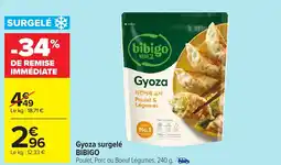 Carrefour BIBIGO Gyoza surgelé offre