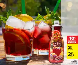 Carrefour DON SIMON Sangria offre