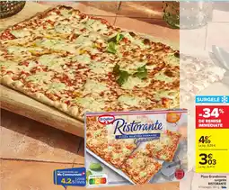 Carrefour RISTORANTE Pizza Grandissima surgelée offre