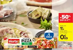 Carrefour HERTA Pâte à pizza offre