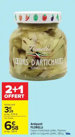 Carrefour FLORELLI Antipasti offre