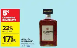 Carrefour DISARONNO Amaretto offre