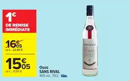 Carrefour SANS RIVAL Ouzo offre