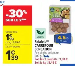 Carrefour Falafels carrefour sensation offre