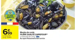 Carrefour Moules de corde filière qualité carrefour offre