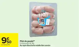 Carrefour Filet de poulet offre
