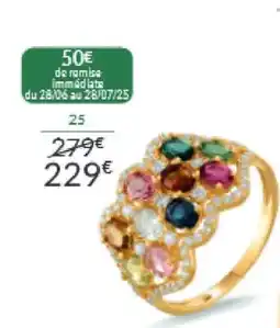 Auchan Bague multicolore offre