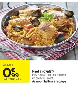 Carrefour Paëlla royale offre