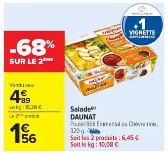 Carrefour DAUNAT Salade offre