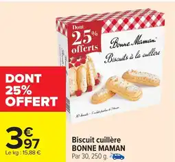 Carrefour BONNE MAMAN Biscuit cuillère offre