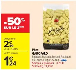 Carrefour GAROFALO Pâte offre