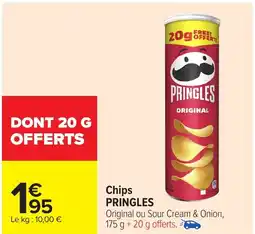 Carrefour PRINGLES Chips offre