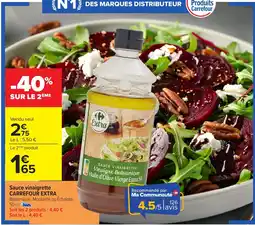 Carrefour Sauce vinaigrette carrefour extra offre