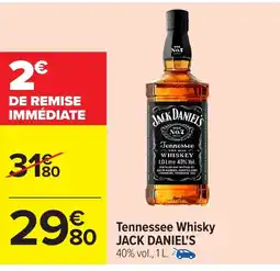 Carrefour JACK DANIEL'S Tennessee Whisky offre