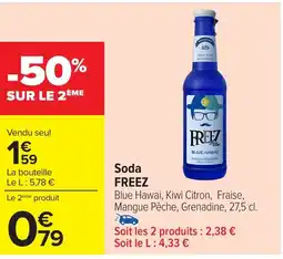 Carrefour FREEZ Soda offre